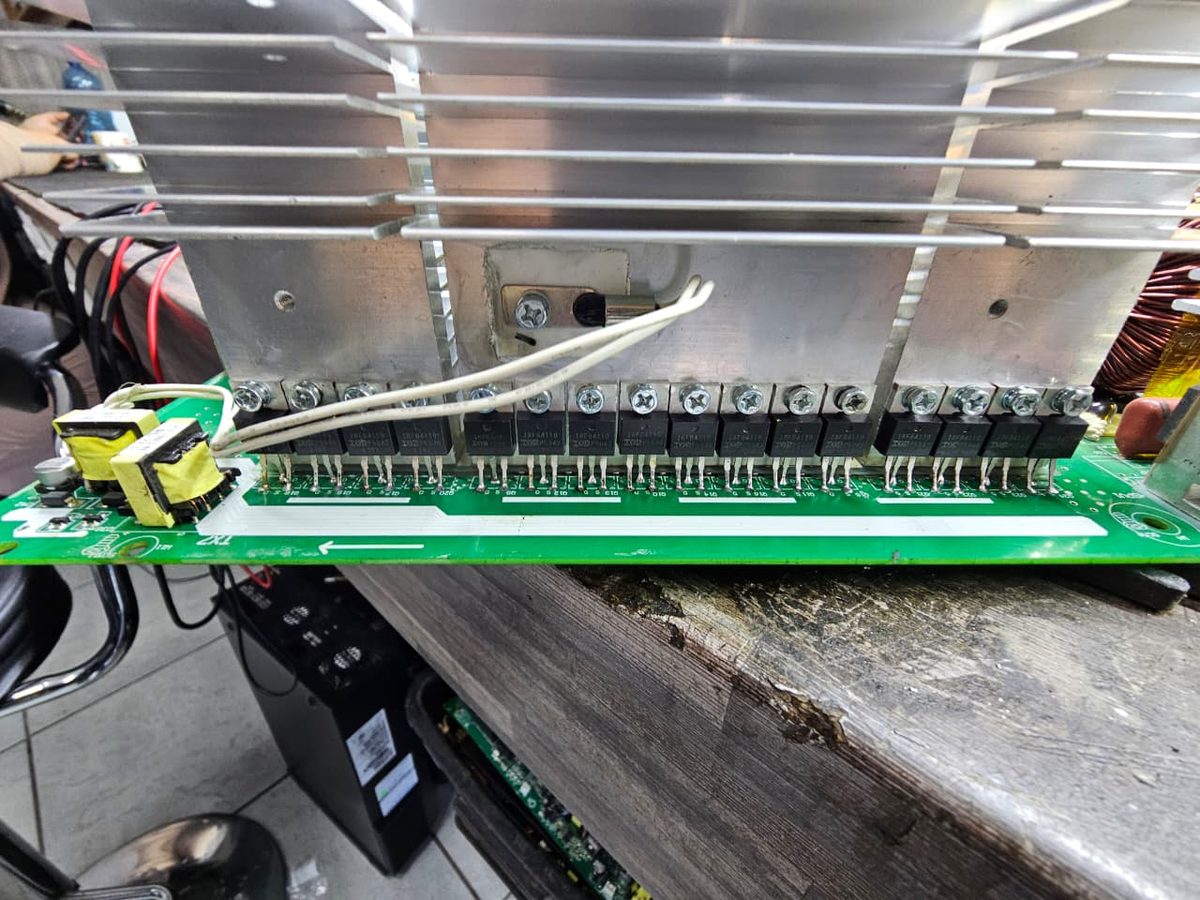 Repaired MOSFET bank